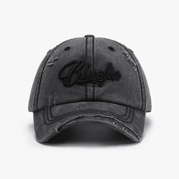 Embroidered Letter Cotton Baseball Cap - Byyde