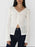 Lace V-Neck Flare Sleeve T-Shirt - Byyde