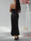 Devine Slit Ruched Maxi Cami Dress - Byyde