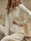 Button Up Long Sleeve Shirt and Pants Set - Byyde
