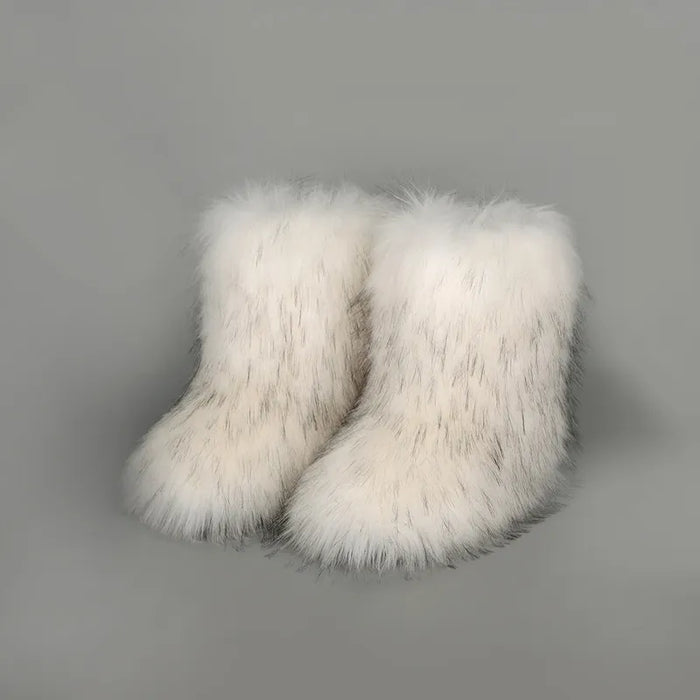 Thermal Fuzzy Platform Boots - Byyde