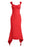 Ruched Sweetheart Neck Hem Detail Dress - Byyde