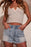 Raw Hem Denim Shorts - Byyde