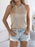 Openwork Sleeveless Knit Tank - Byyde