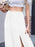 Full Size Slit Maxi Skirt Plus Size - Byyde