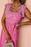 Floral Lace Wide Strap Square Neck Maxi Dress - Byyde