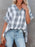 Full Size Oversized Notched Casual Shirt Plus Size - Byyde