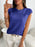 Round Neck Cap Sleeve Knit Top - Byyde