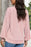 Texture V-Neck Long Sleeve Sweatshirt - Byyde