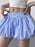 Striped Bubble Hem Casual Shorts - Byyde