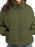 Zip Up Turtleneck Long Sleeve Puffer Jacket - Byyde