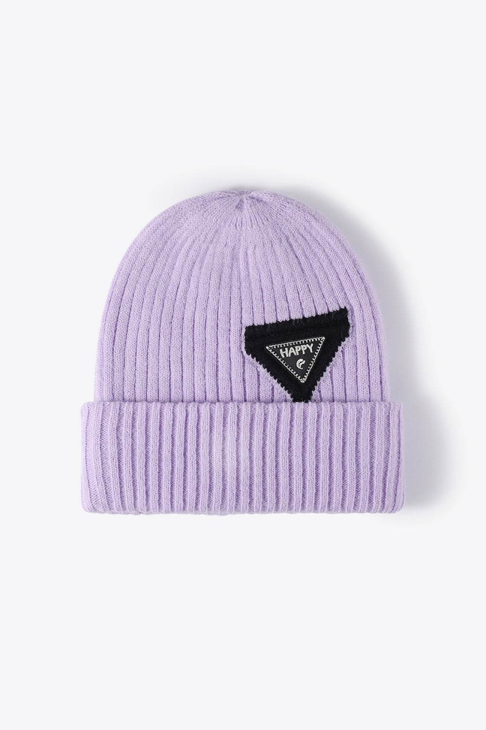 HAPPY Contrast Beanie - Byyde