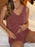 V-Neck Tank Top and Shorts Lounge Set - Byyde