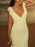 Ruffled V-Neck Sleeveless Maxi Dress - Byyde
