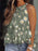 Ruffled Printed Halter Neck Cami Top - Byyde