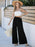 High-Waisted Wide Leg Pants with Pockets - Byyde
