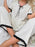 Contrast Trim Short Sleeve Top and Pants Set - Byyde