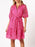 Lace Tie Waist Half Sleeve Dress - Byyde