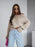 Boat Neck Drop Shoulder Sweater - Byyde