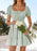 Gingham Smocked Puff Sleeve Summer Dress - Byyde