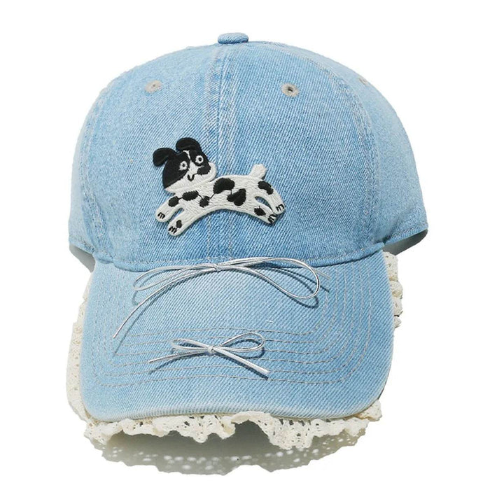 Dog Bow Adjustable Baseball Cap - Byyde