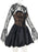 Sweetheart Neck Lace Dress and Cover Up Set - Byyde