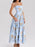 Floral Print Square Neck Cami Maxi Dress - Byyde