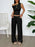 One Shoulder Top and Wide Leg Pants Set - Byyde