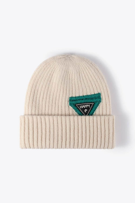 HAPPY Contrast Beanie - Byyde