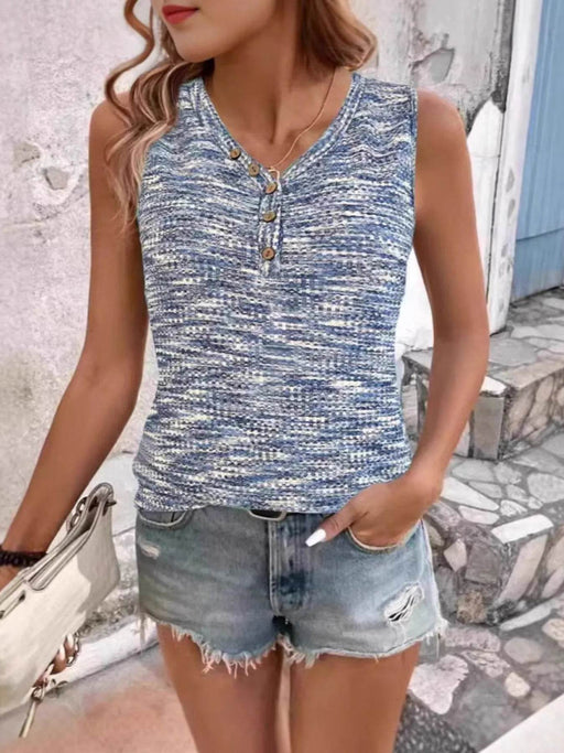 Full Size V-Neck Tank Plus Size - Byyde