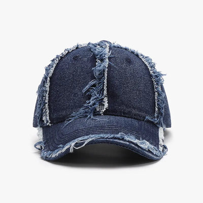 Raw Hem Cotton Baseball Cap - Byyde