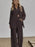 Button Up Long Sleeve Shirt and Pants Set - Byyde