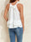 Ruffled Printed Halter Neck Cami Top - Byyde