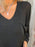Full Size Casual V-Neck Knit Sweater Plus Size - Byyde