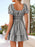 Gingham Smocked Puff Sleeve Summer Dress - Byyde