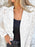 Full Size Lace Open-Front Blazer Plus Size - Byyde