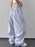 Heart Print Drawstring Wide Leg Pants - Byyde