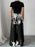 Printed Wide Leg Pants - Byyde