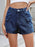 High Waist Cargo Denim Shorts - Byyde