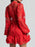 Lace Crochet Long Sleeve Mini Dress - Byyde