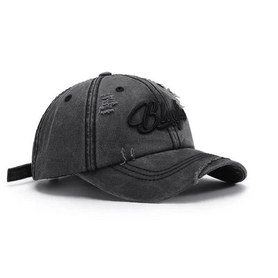 Embroidered Letter Cotton Baseball Cap - Byyde