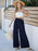 High-Waisted Wide Leg Pants with Pockets - Byyde
