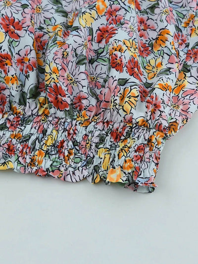 Floral Print Halter Cami - Byyde