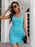 Ruched Square Neck Mini Tank Dress - Byyde