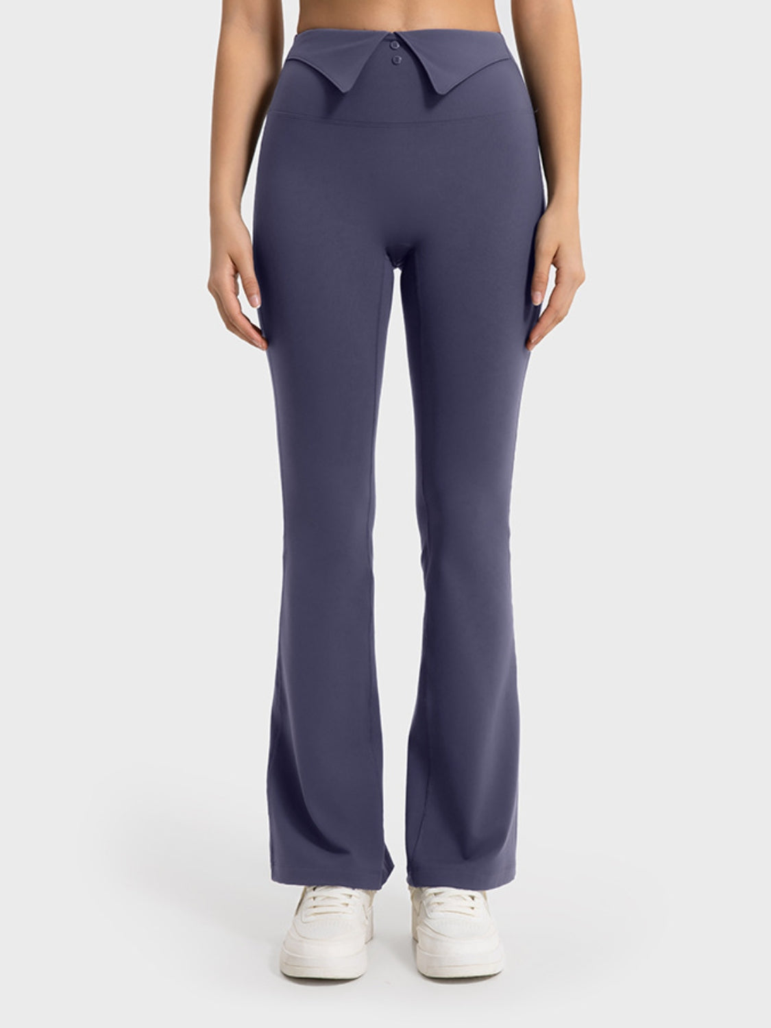 Millennia Wide Waistband Bootcut Sport Pants - Byyde