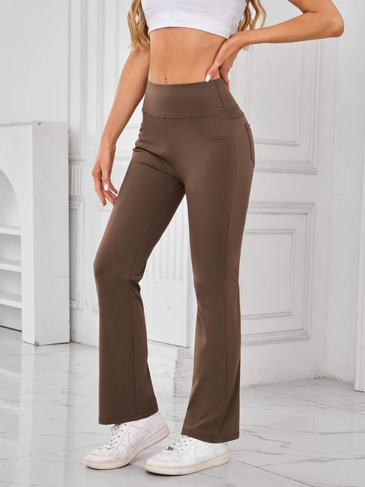 Lovelet High Waist Active Pants with Pockets - Byyde