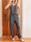 Ribbed Knit V-Neck Tank and Pants Lounge Set - Byyde