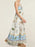 Printed Square Neck Maxi Cami Dress - Byyde