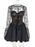 Sweetheart Neck Lace Dress and Cover Up Set - Byyde