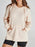 Slit Drawstring Waffle Knit Hoodie - Byyde